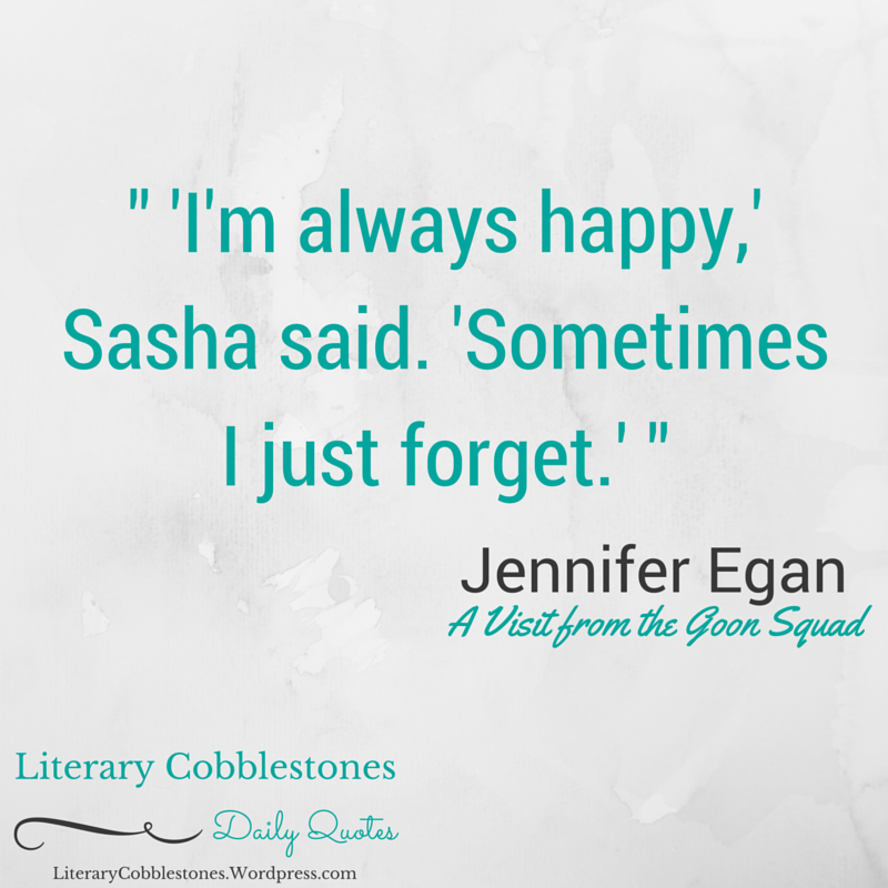 September 7: Pulitzer Prize winner, Jennifer Egan, was born on this day in 1962 | Daily Literary Quotes @ Literary Cobblestones. 